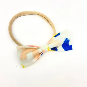 Brushstroke Ruby Bow Headband