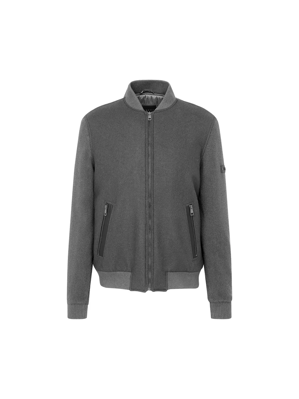BUGATTI WOOL BLEND QUILTED BOMBER JACKET 65554B