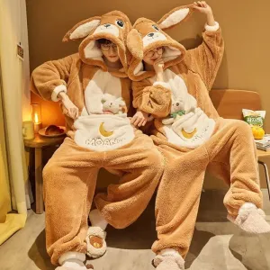 Bunny Bliss Adults Pyjama 1-Piece Set