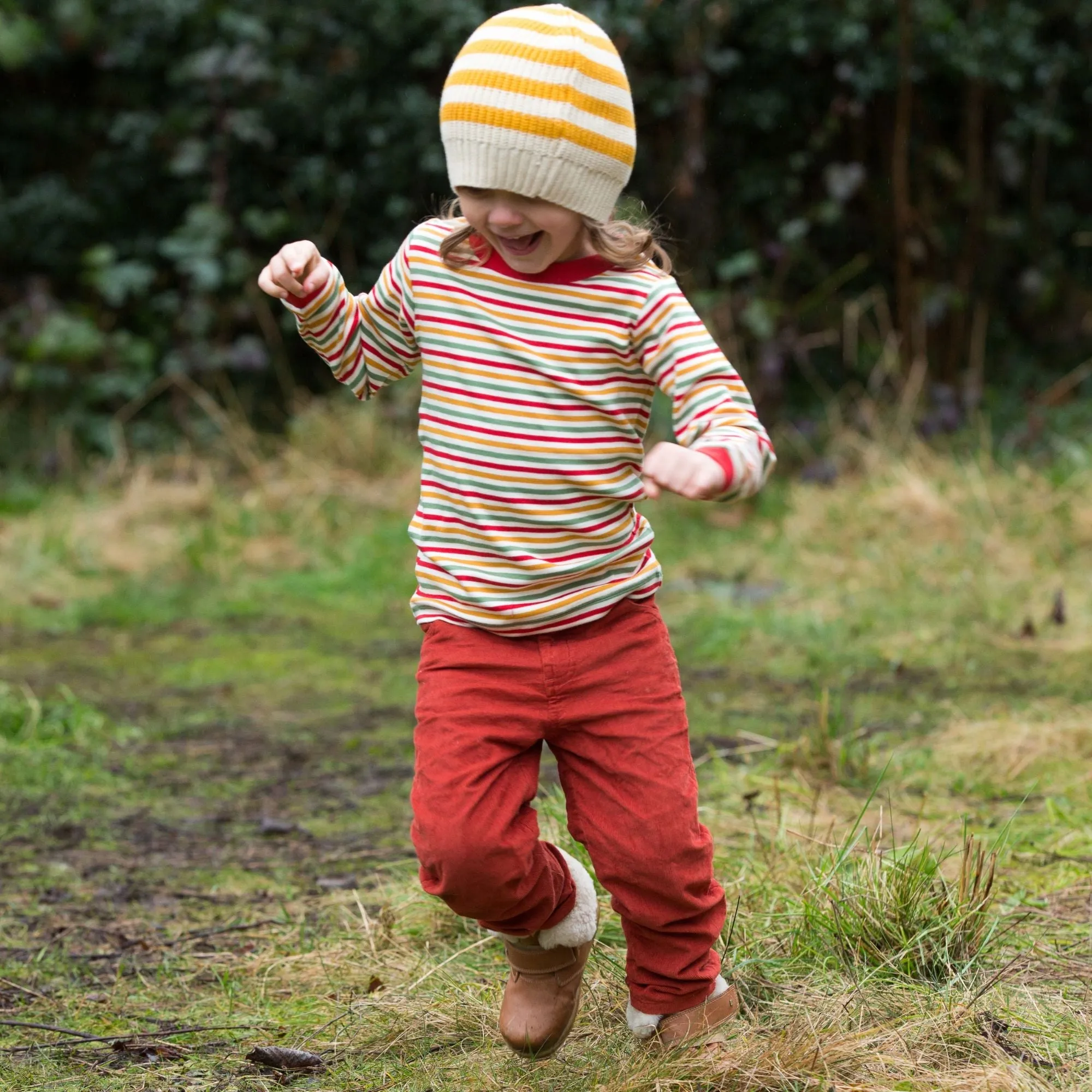 Burnt Ochre Corduroy Adventure Jeans
