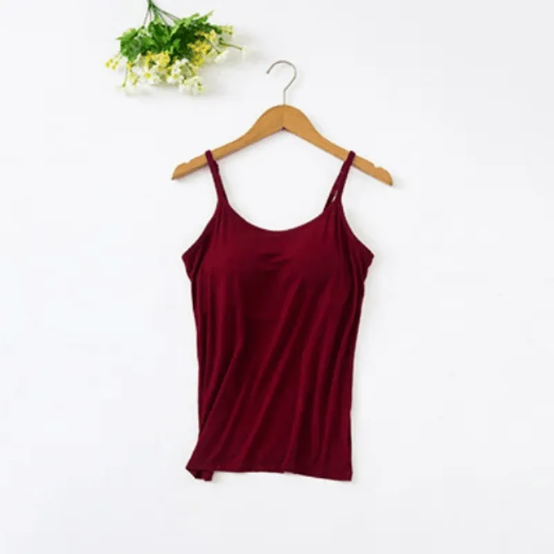 Camisole Shapewear Tank Top With Built-In-Bra