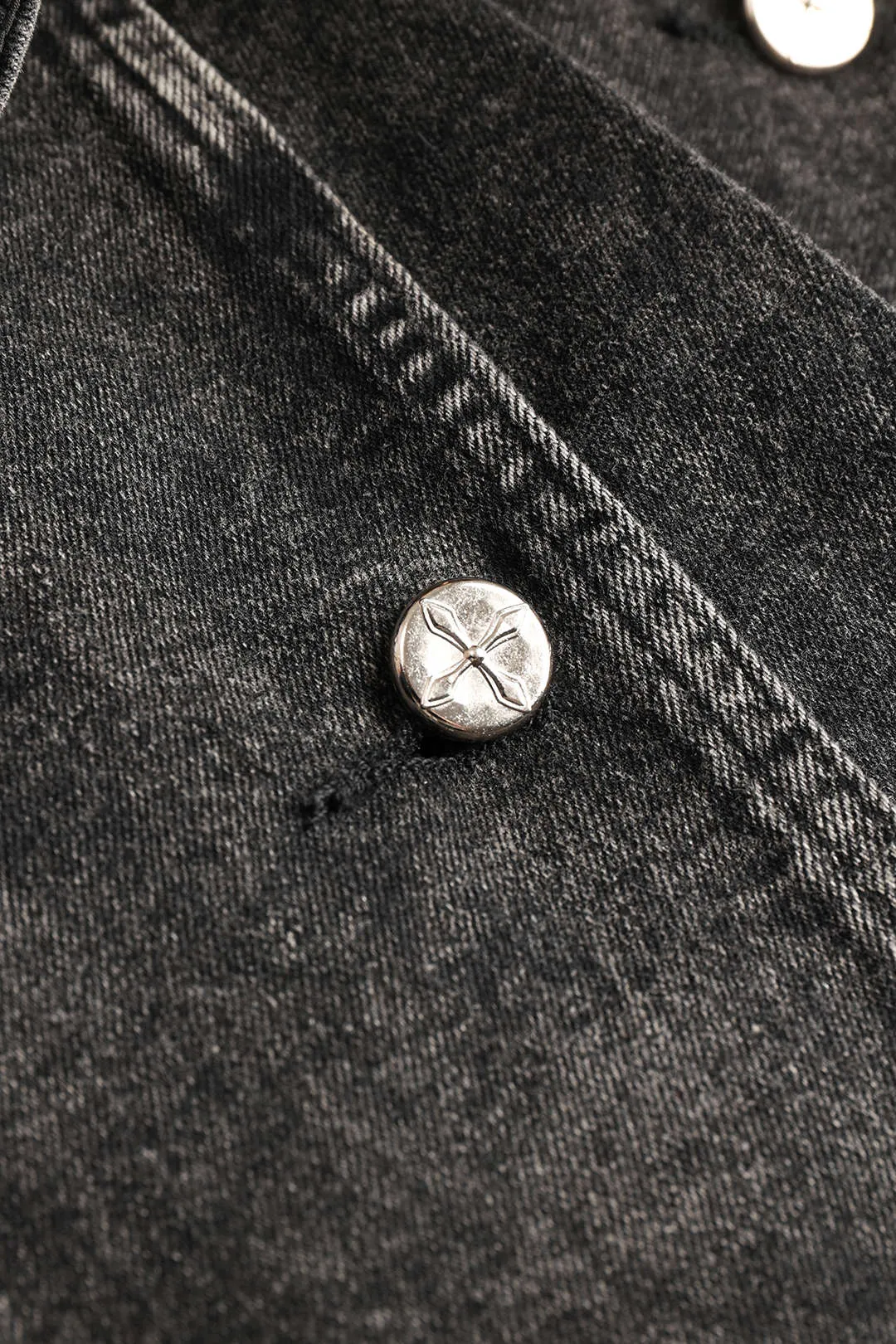 Carol - Flared Button Detail Woman's Jeans