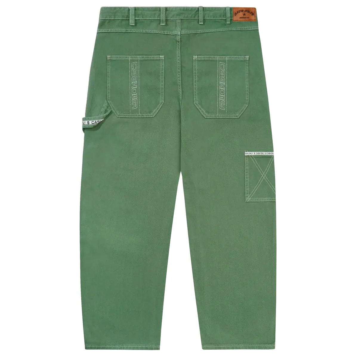 Cash Only - Carpenter Baggy Denim Jeans Army