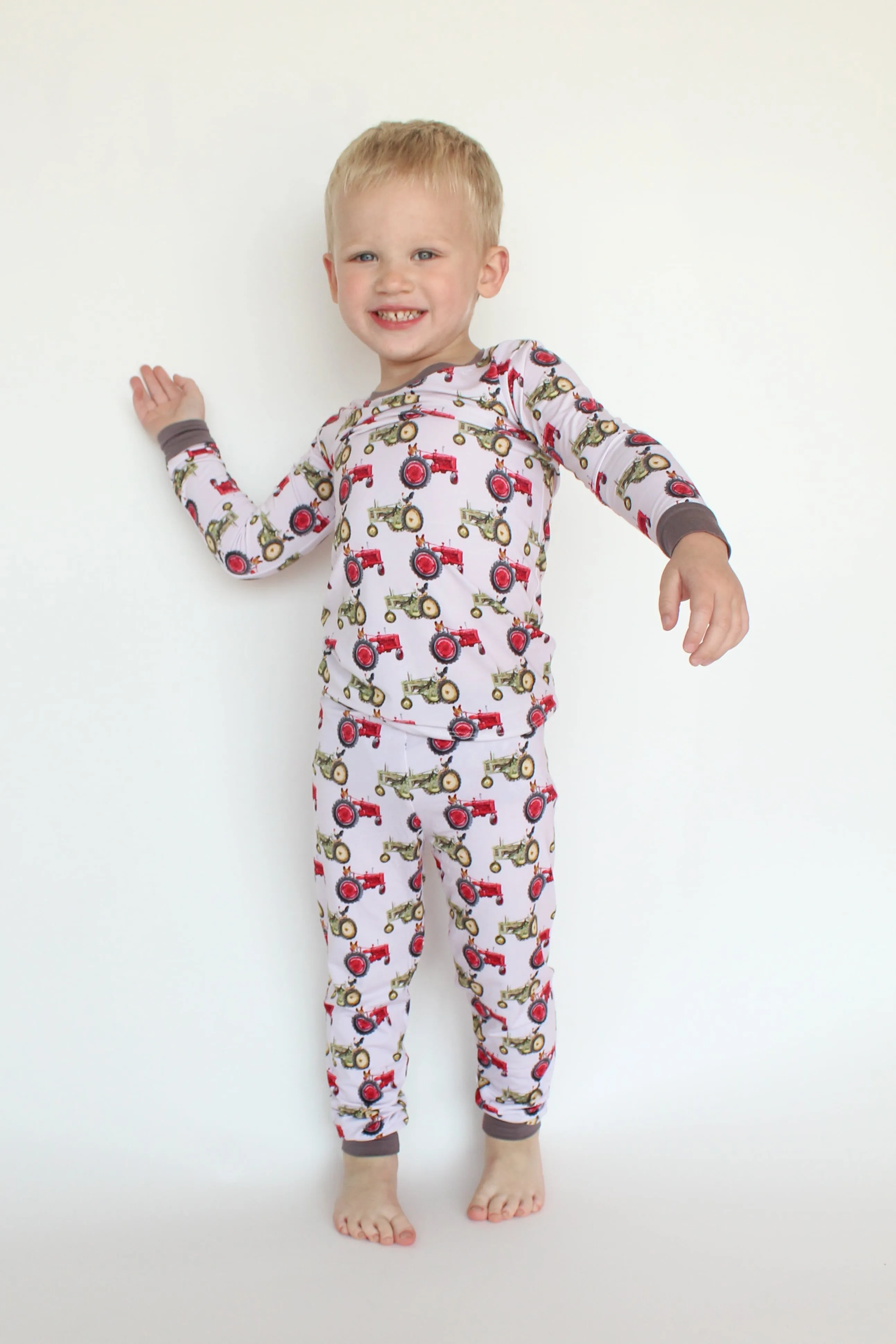Clucking Around The Farm Two Piece Bamboo Pajamas