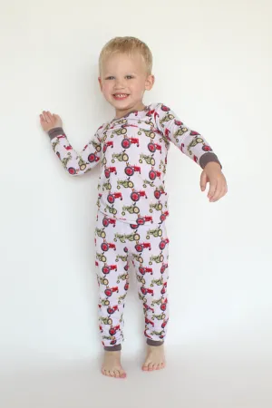 Clucking Around The Farm Two Piece Bamboo Pajamas
