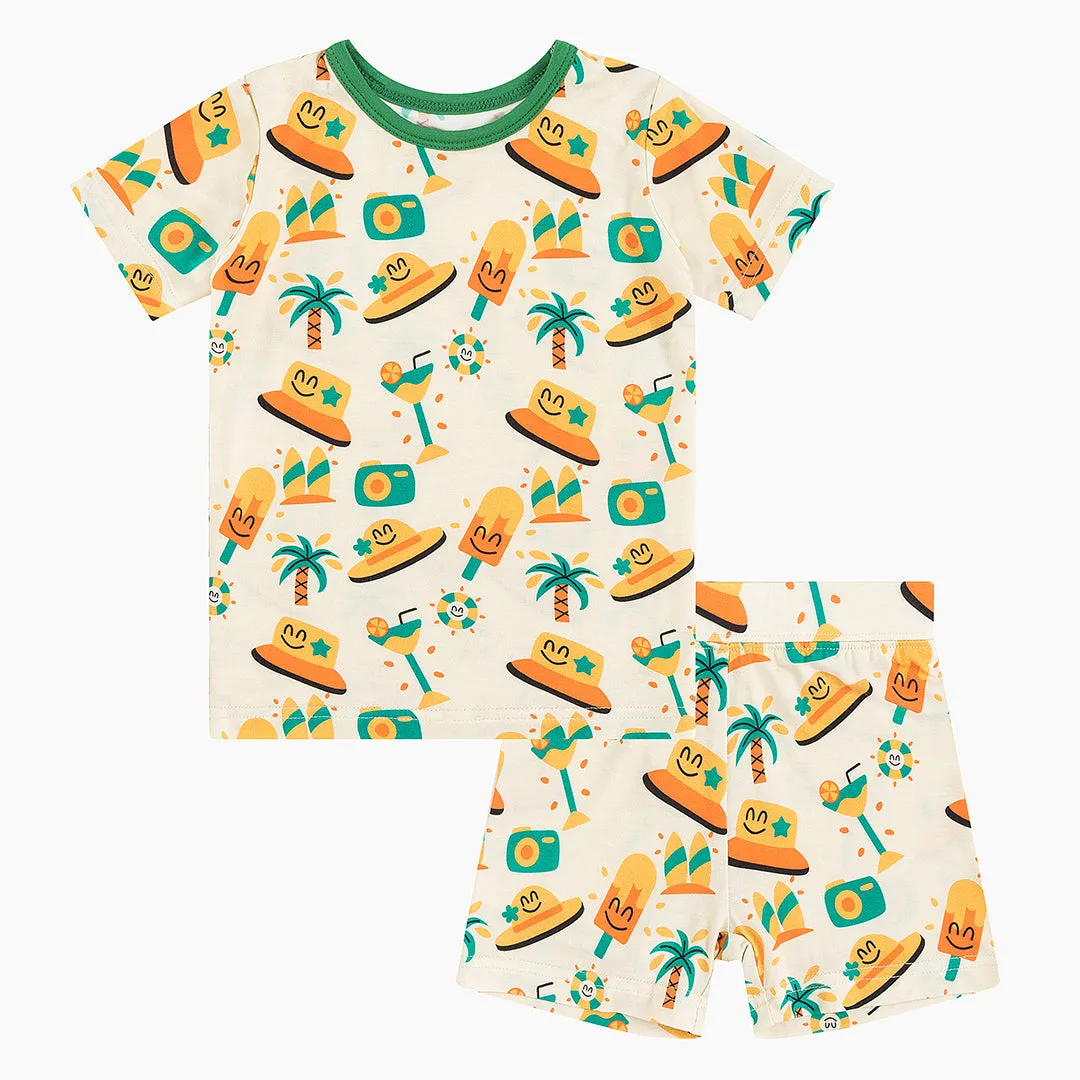 Cool Summer Bamboo Kids Short Set Pajamas