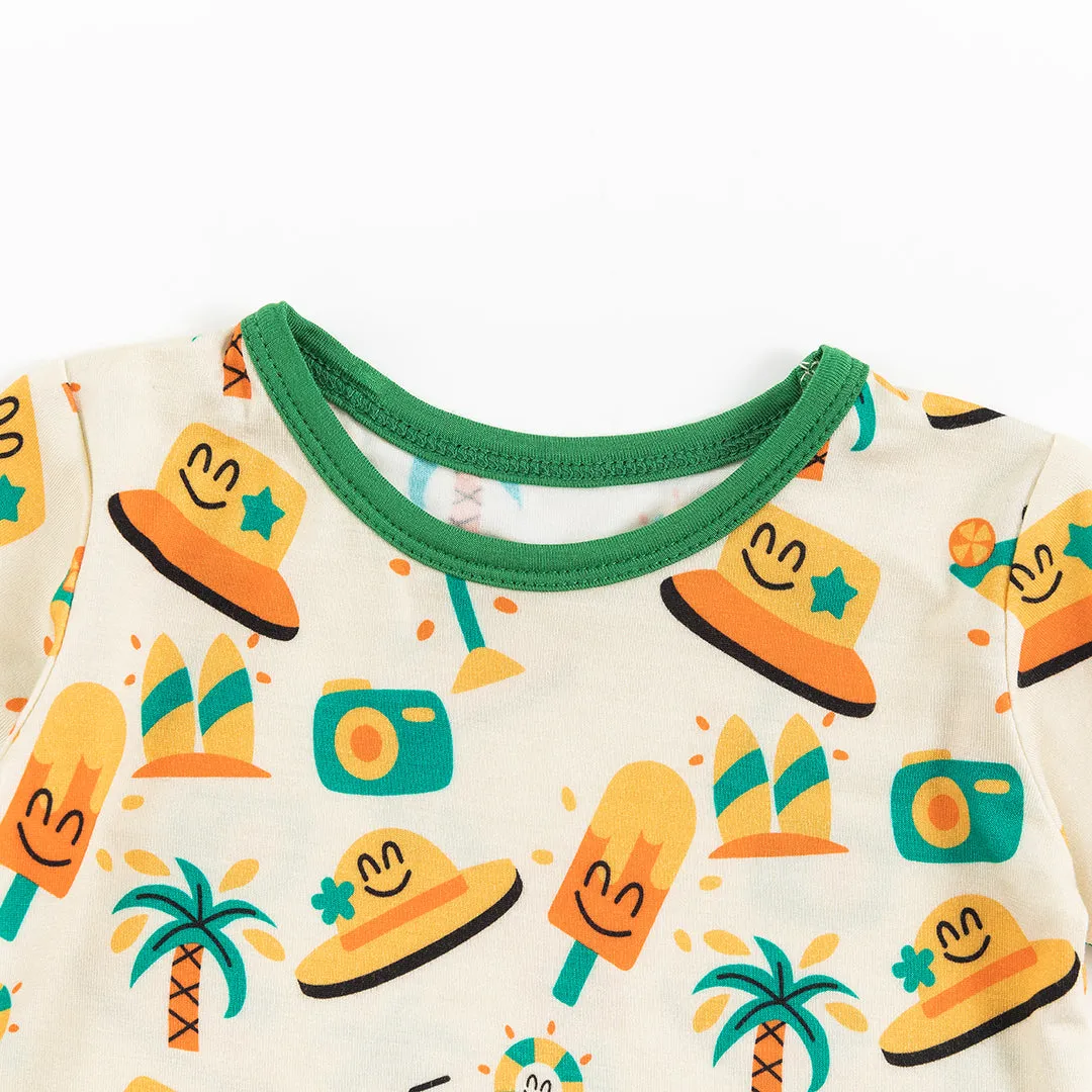 Cool Summer Bamboo Kids Short Set Pajamas