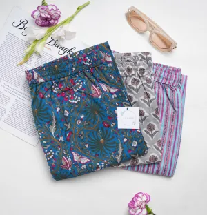 Cotton Pajama Pants Women - 3-Pack Bundle