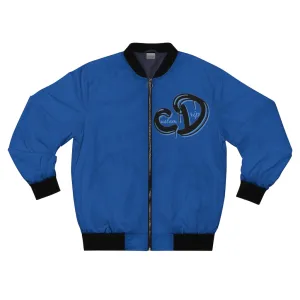 Custom Drip's Blue&Black logo Men's Bomber Jacket