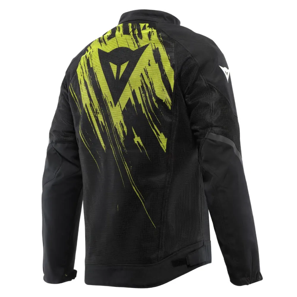 Dainese Herosphere Tex Jacket Black / Fluo Yellow Tarmac