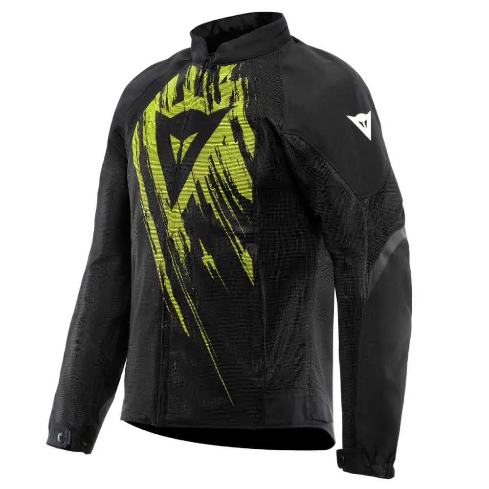 Dainese Herosphere Tex Jacket Black / Fluo Yellow Tarmac