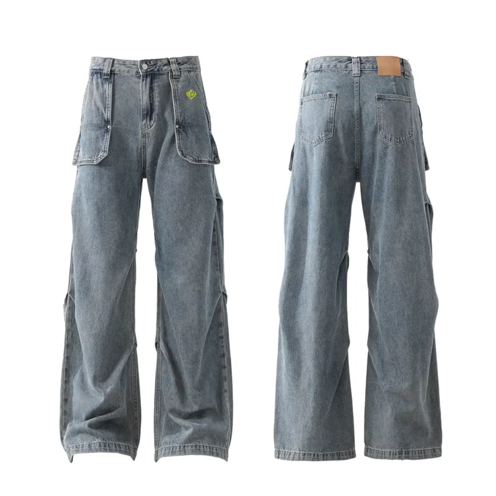 DF|Large Pockets Cargo Jeans