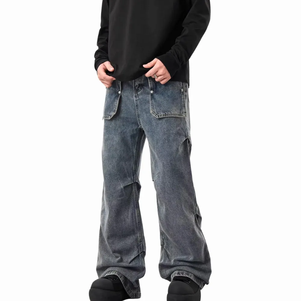 DF|Large Pockets Cargo Jeans