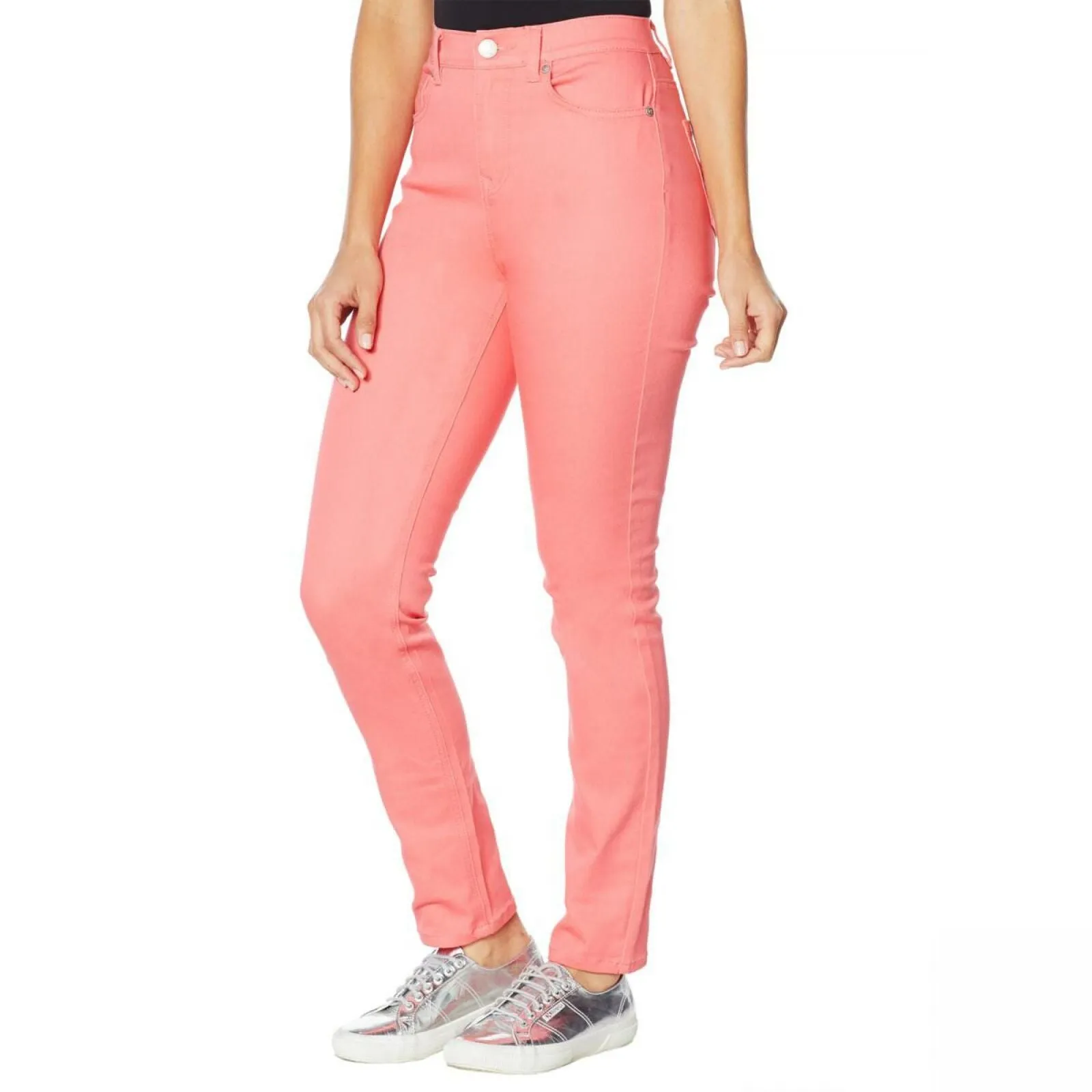 DG2 by Diane Gilman Women's Petite Stretch Skinny Jeans