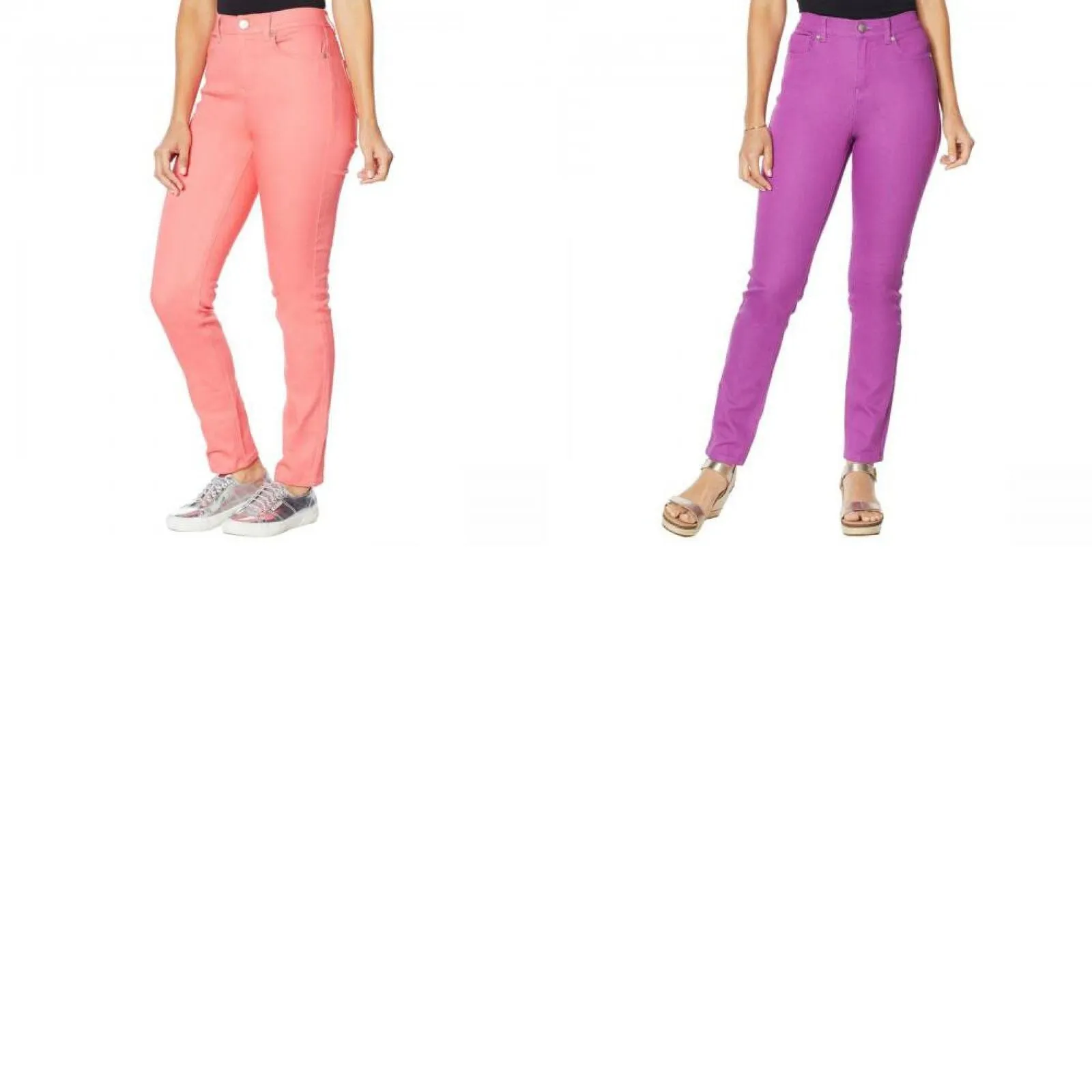 DG2 by Diane Gilman Women's Virtual Stretch Skinny Jeans