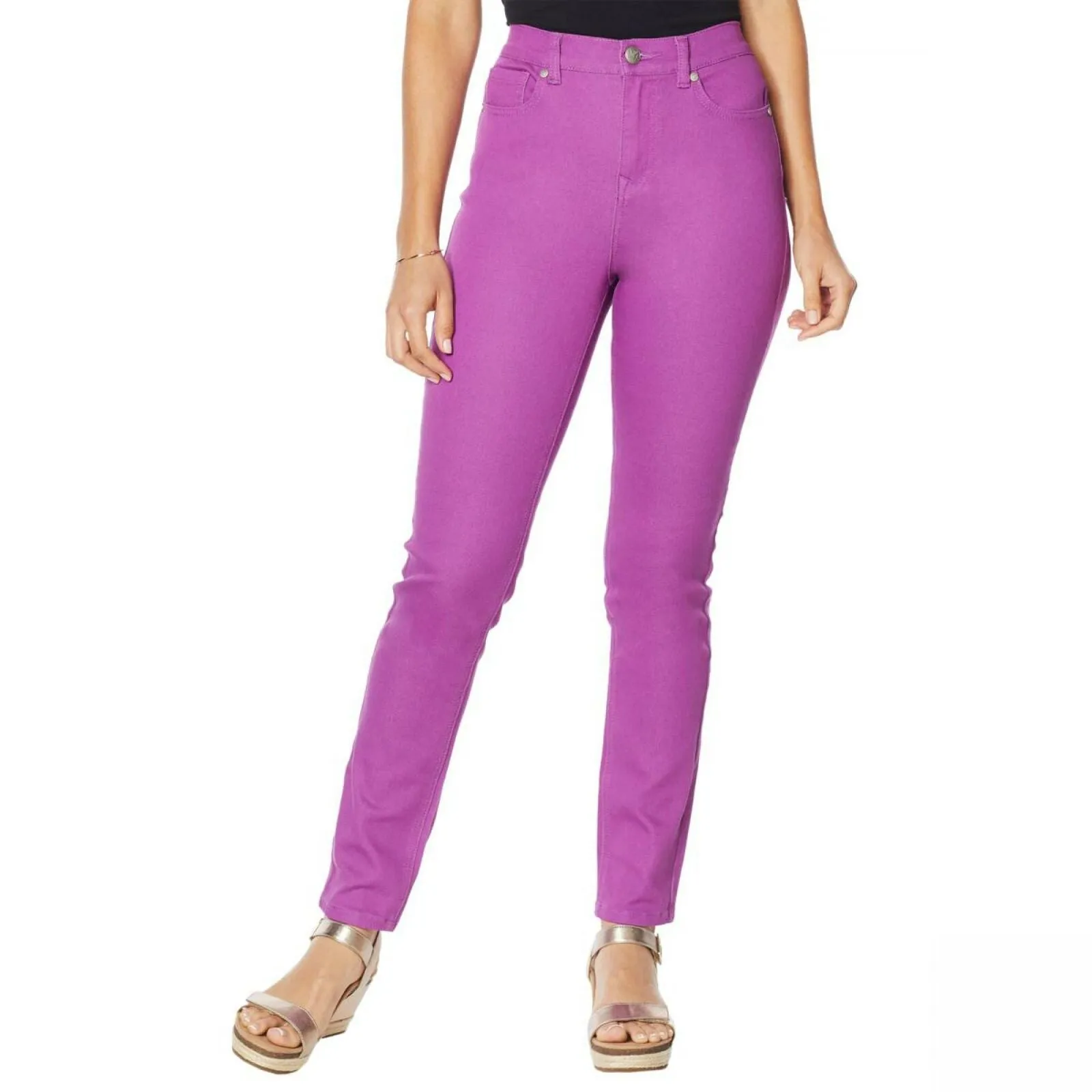 DG2 by Diane Gilman Women's Virtual Stretch Skinny Jeans