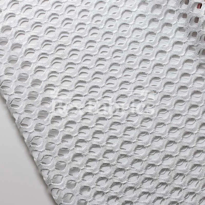 Diamond Mesh With Foil - 4-Way Stretch Poly Spandex Mesh in 12 Colorways