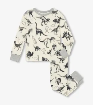 Dino Extinction Stretch Cotton Pajama Set