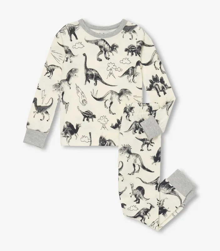 Dino Extinction Stretch Cotton Pajama Set
