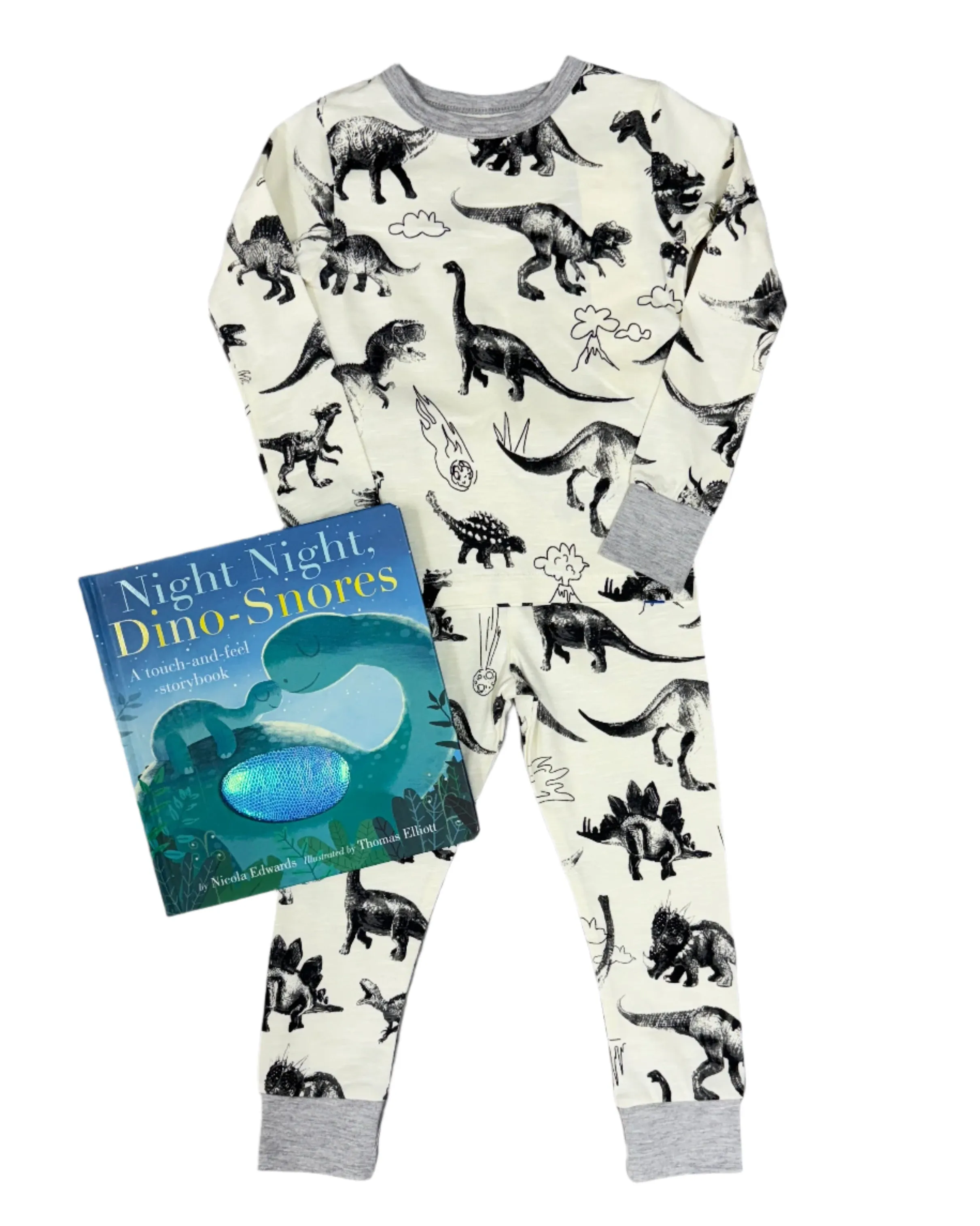 Dino Extinction Stretch Cotton Pajama Set