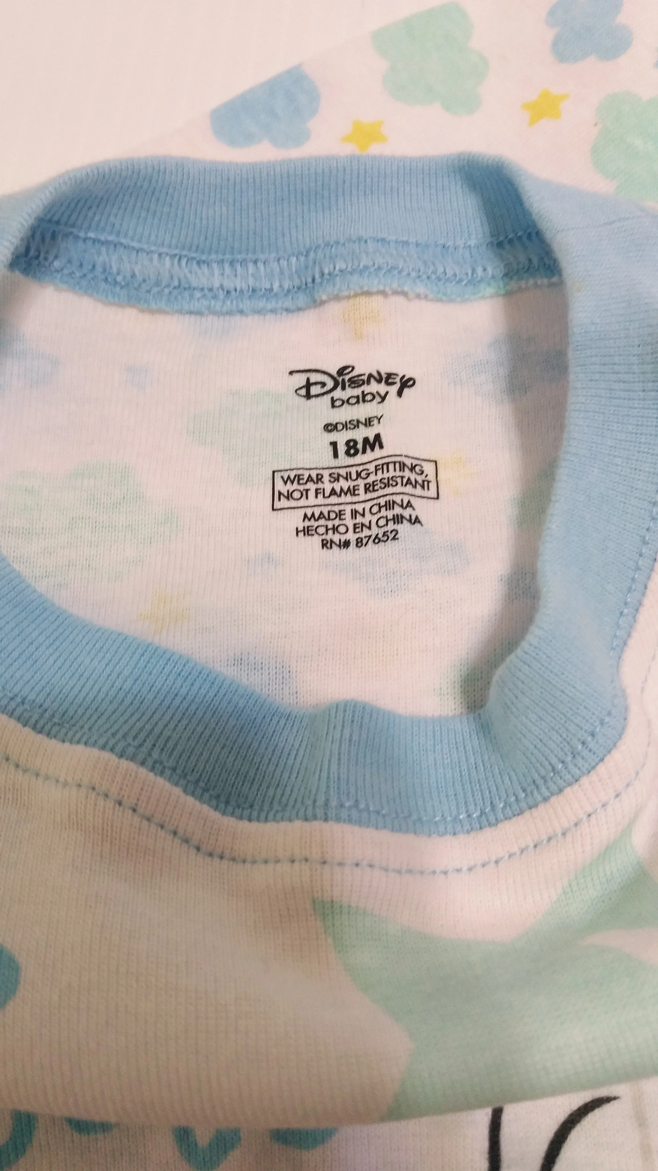 Disney Baby Dumbo 18 M Pajamas