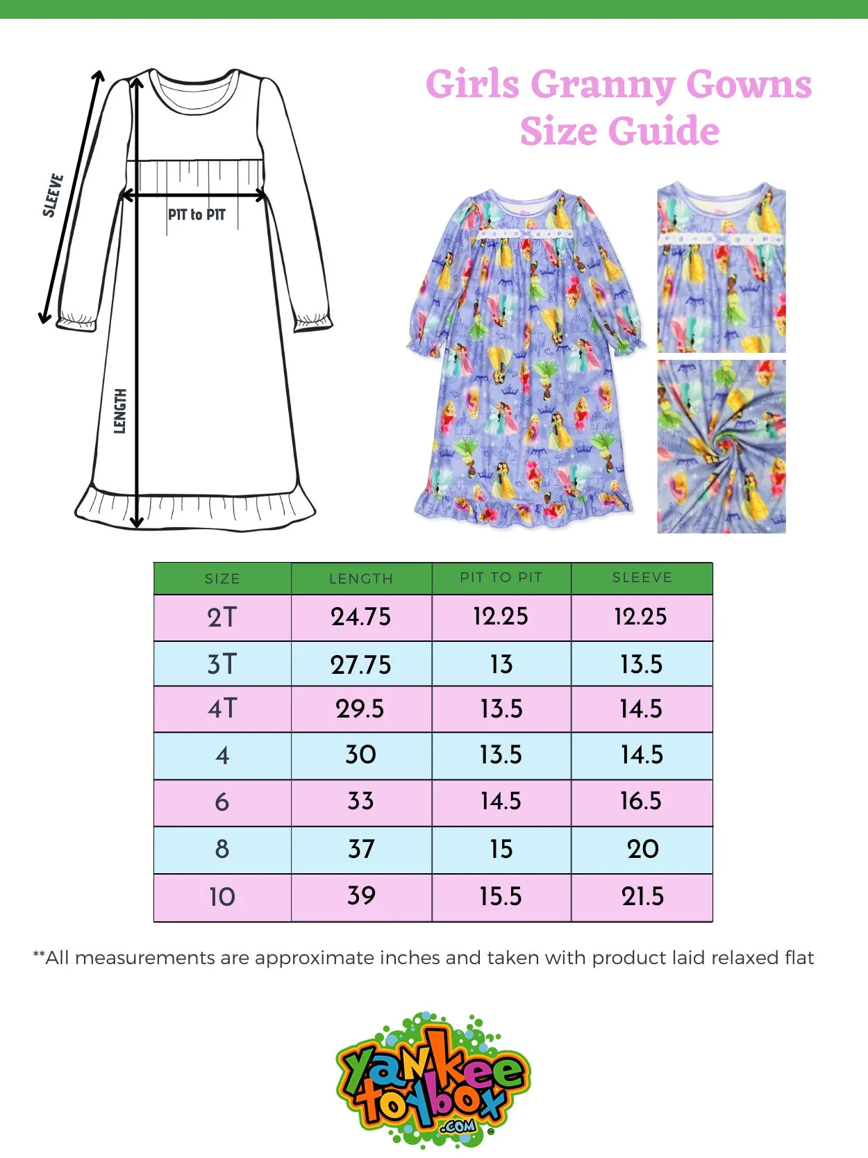 Disney Princess Granny Gown Nightgown
