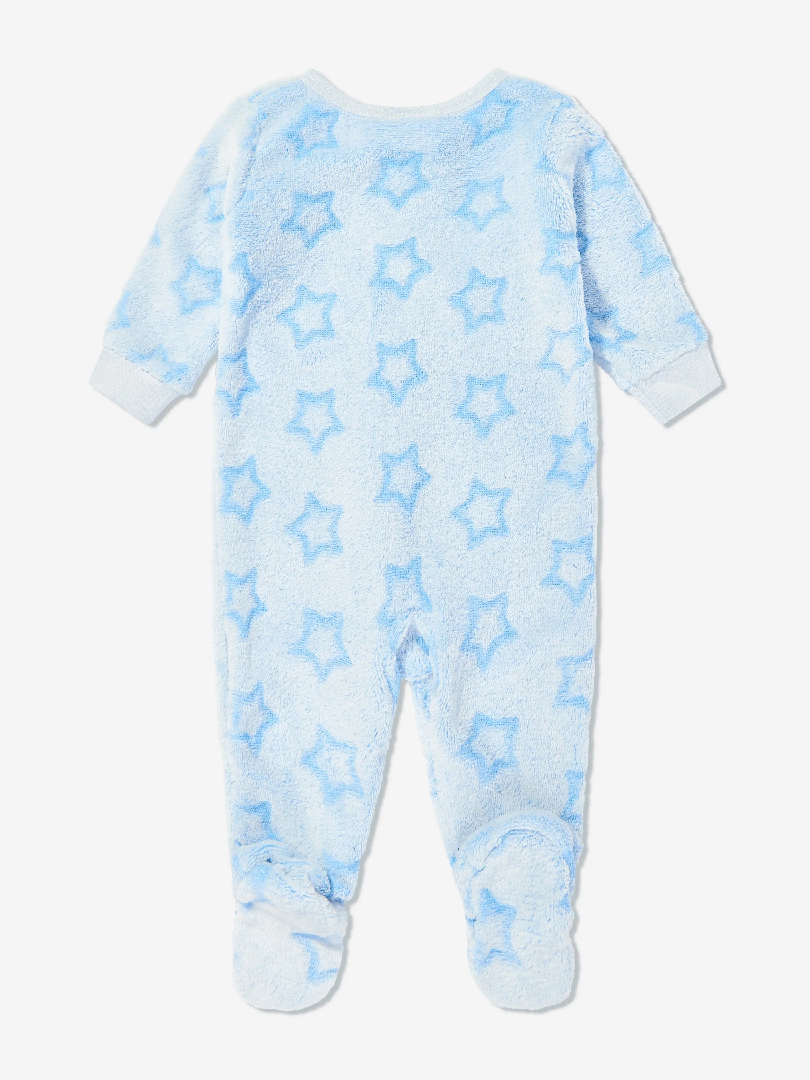 DKNY Baby Boys Fleece Babygrow in Blue