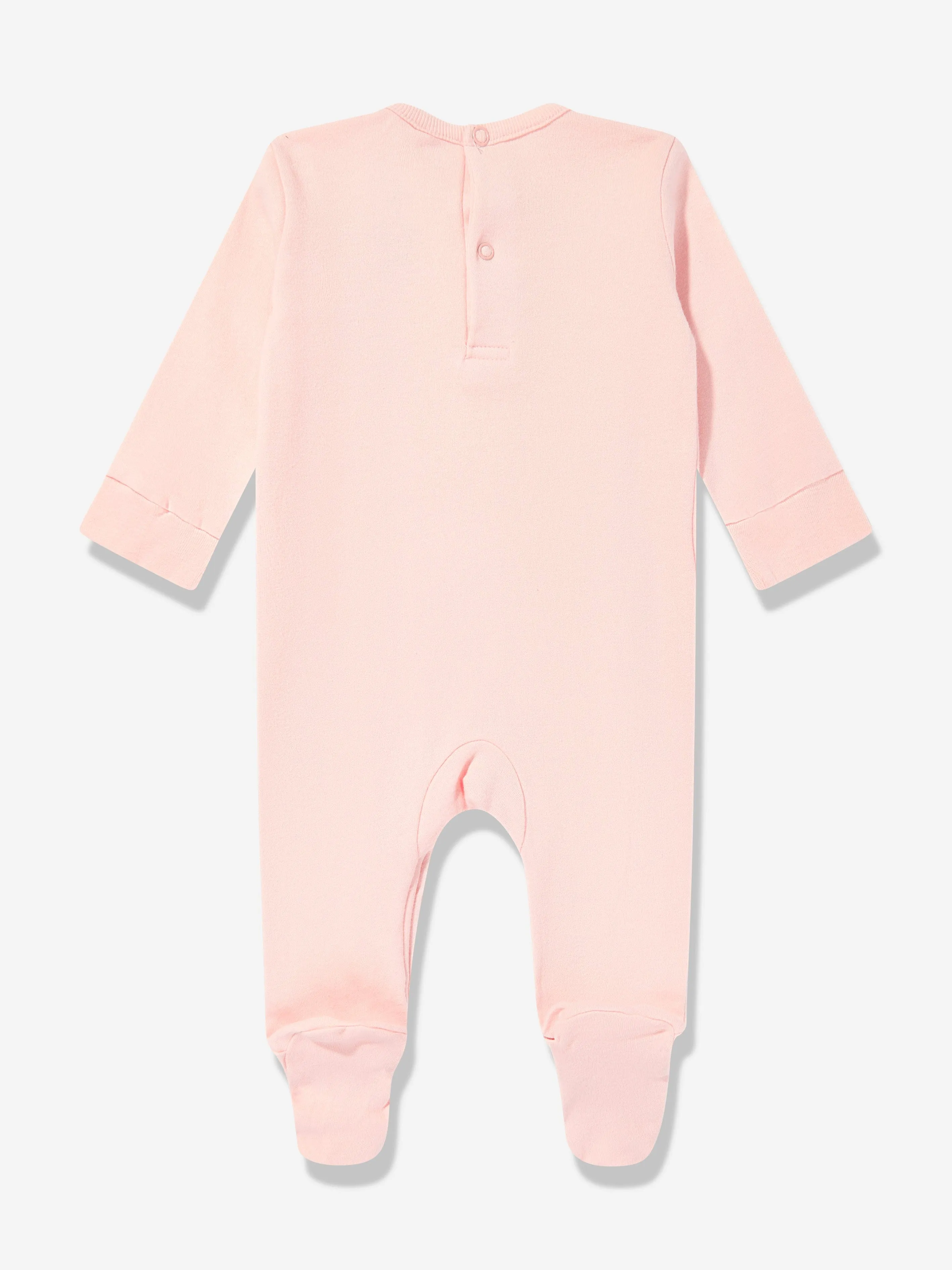 DKNY Baby Girls Heart Logo Babygrow Set in Pink