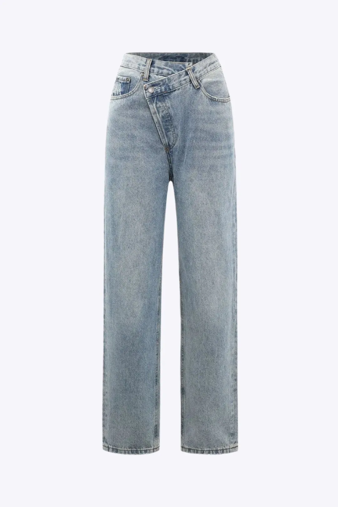 Dolores - Modern Asymmetric Fit Woman's Casual Jeans
