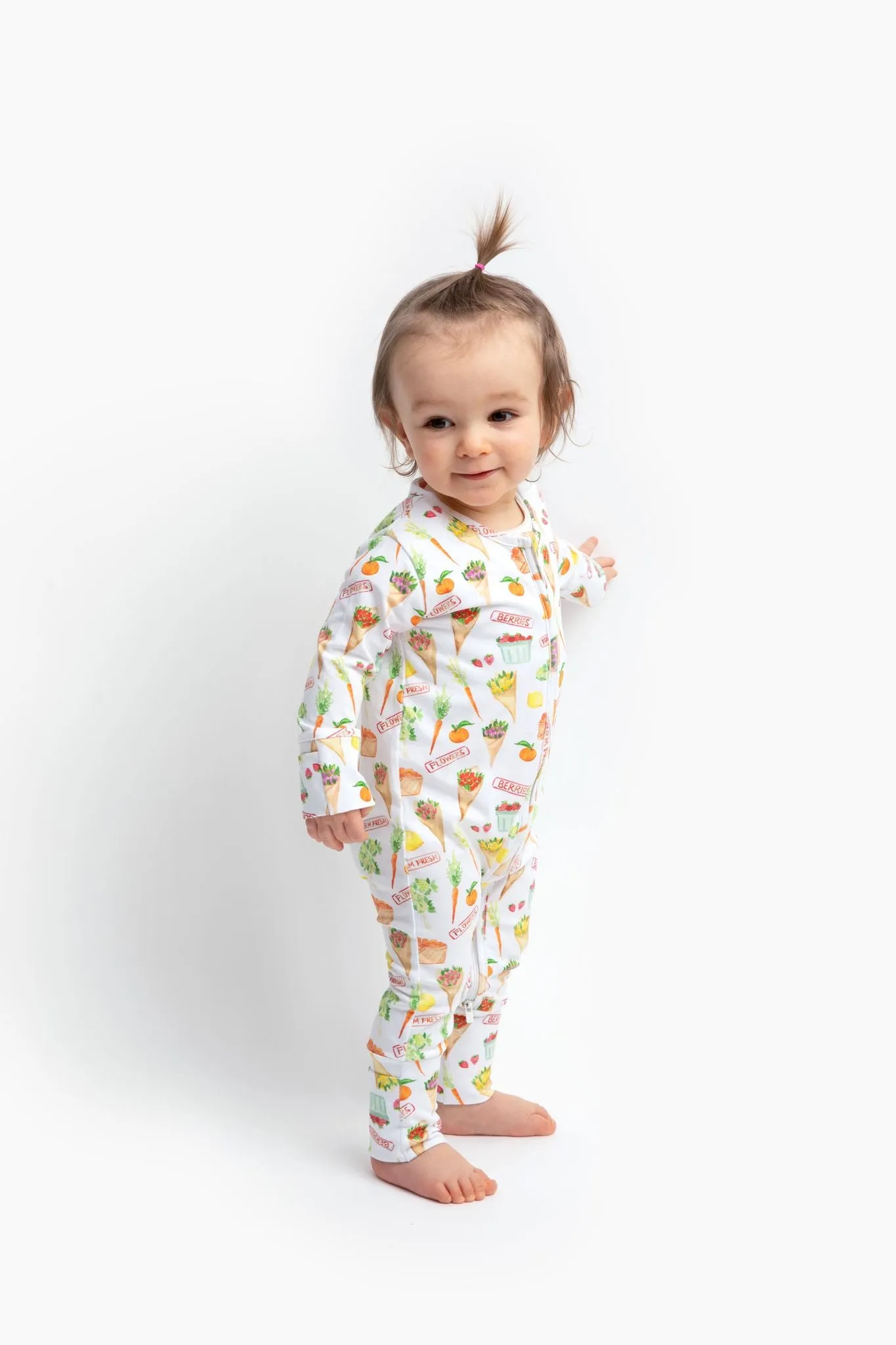 Double Zip One-Piece PJ - Farm Fresh