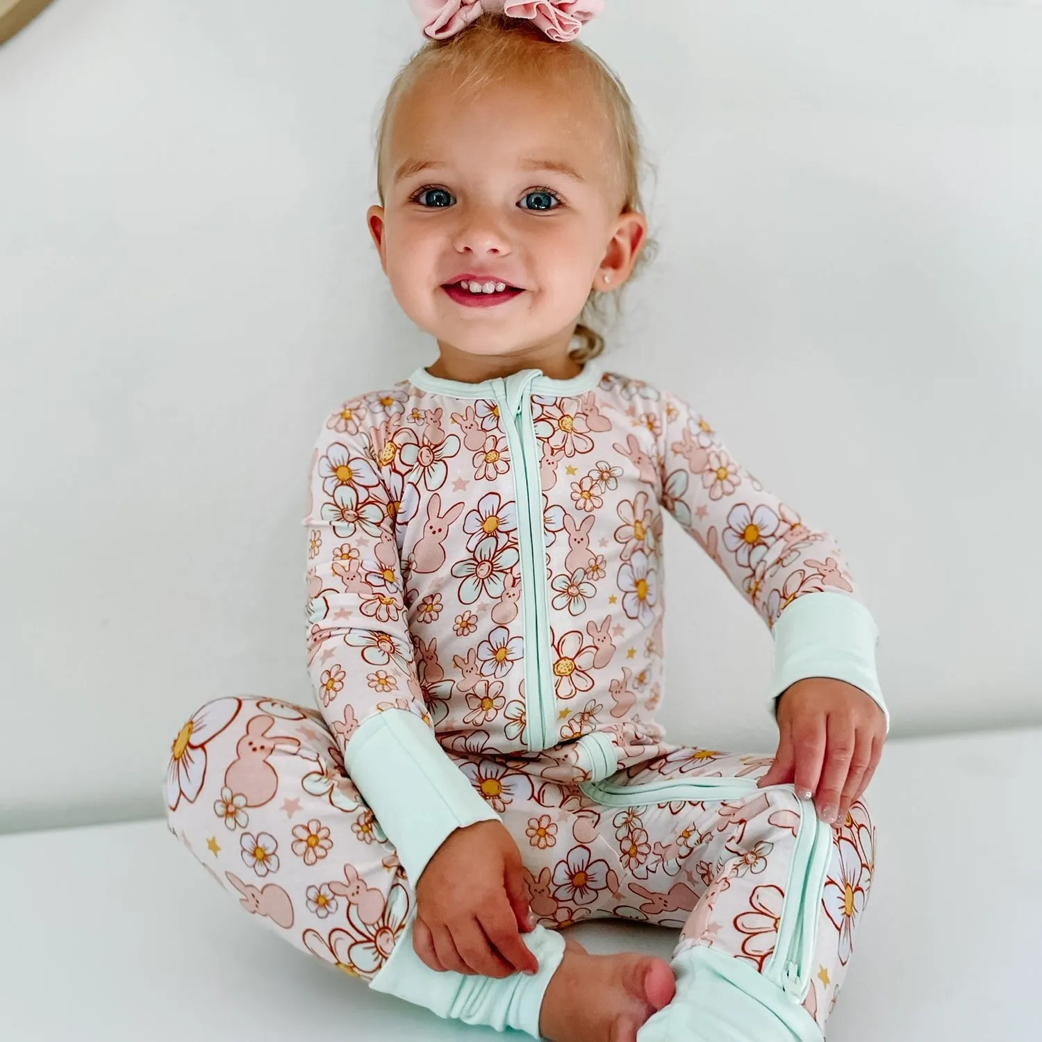 Dream Big Little Co Bunny BloomZzz Dream Romper