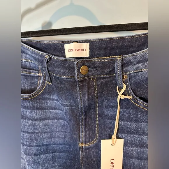 Driftwood Jackie High Rise Skinny Jeans in Dark Wash