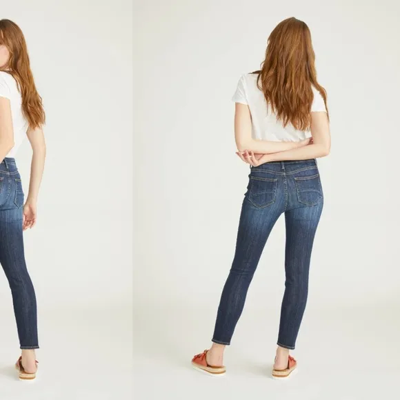 Driftwood Jackie High Rise Skinny Jeans in Dark Wash