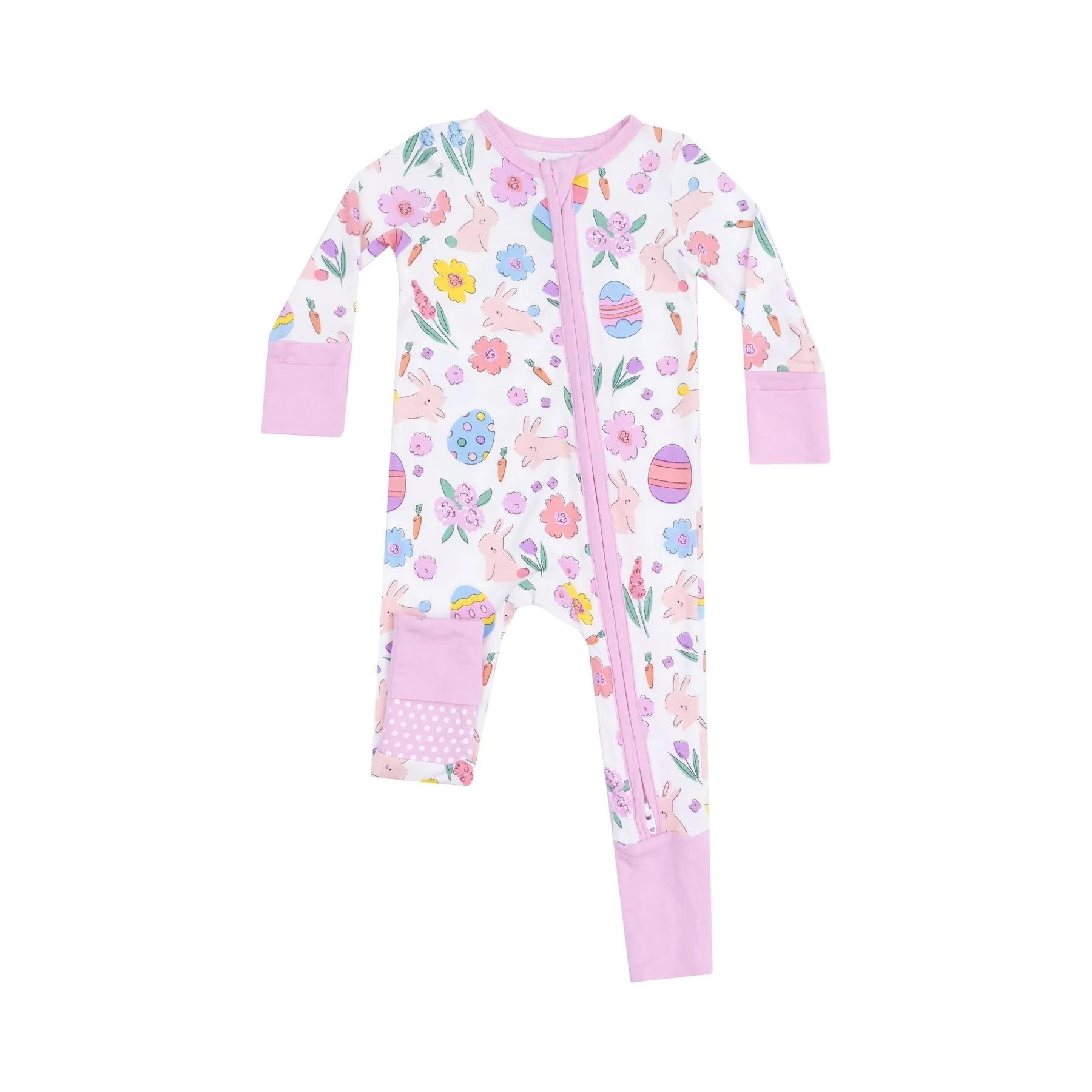 Easter Bunny Zipper Romper