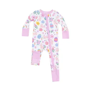 Easter Bunny Zipper Romper