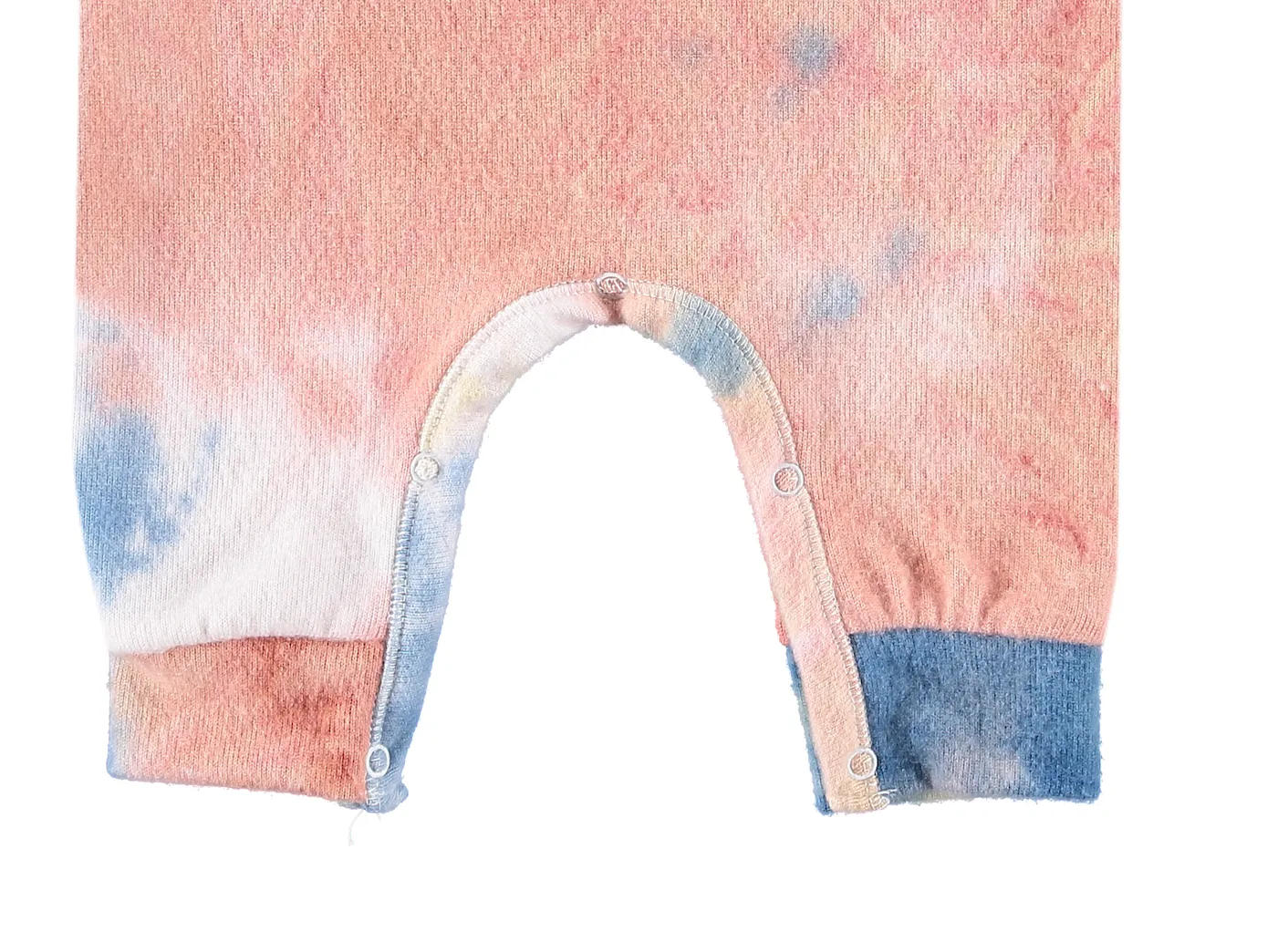 Eco-Hacci Multi Tie Dye Henley Romper