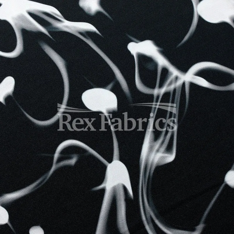 Electric Ink Reaction Prints - 4-Way Stretch Poly Spandex Print