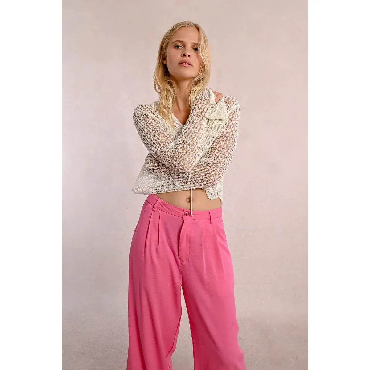 Fine Knit Tieable Vest