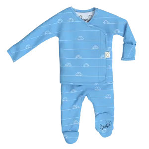 Footed Romper - Beep Beep