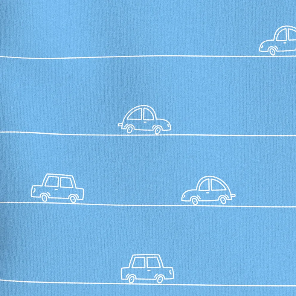 Footed Romper - Beep Beep