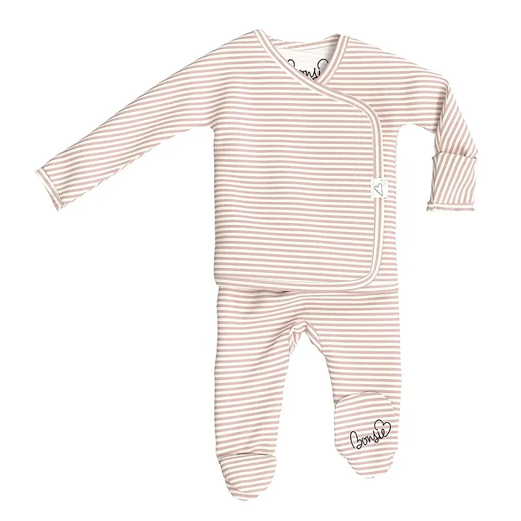 Footed Romper - Berry Twist