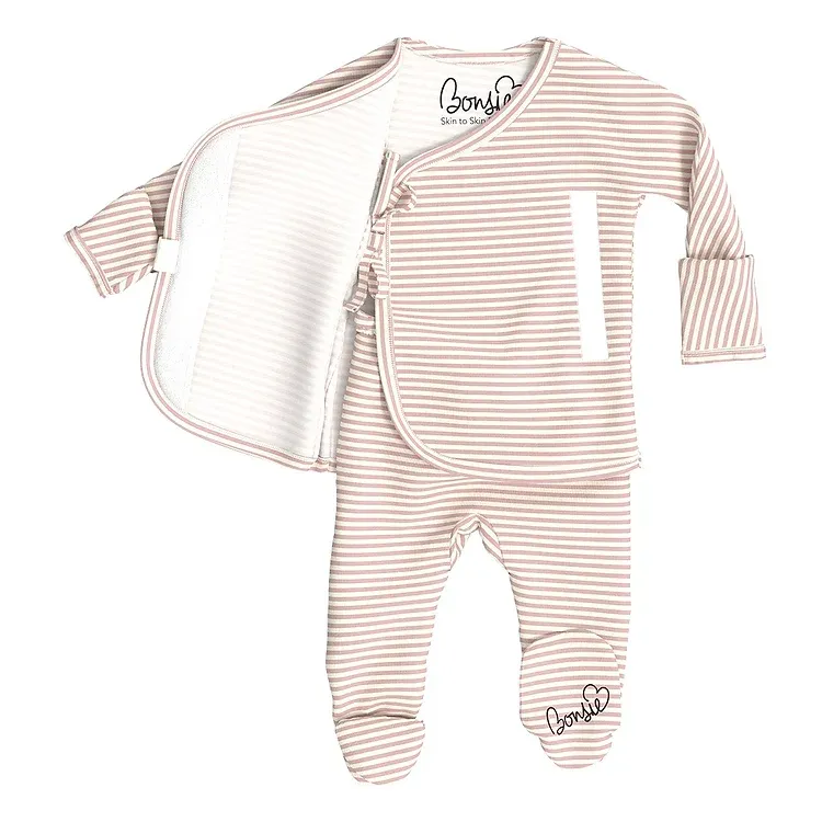 Footed Romper - Berry Twist