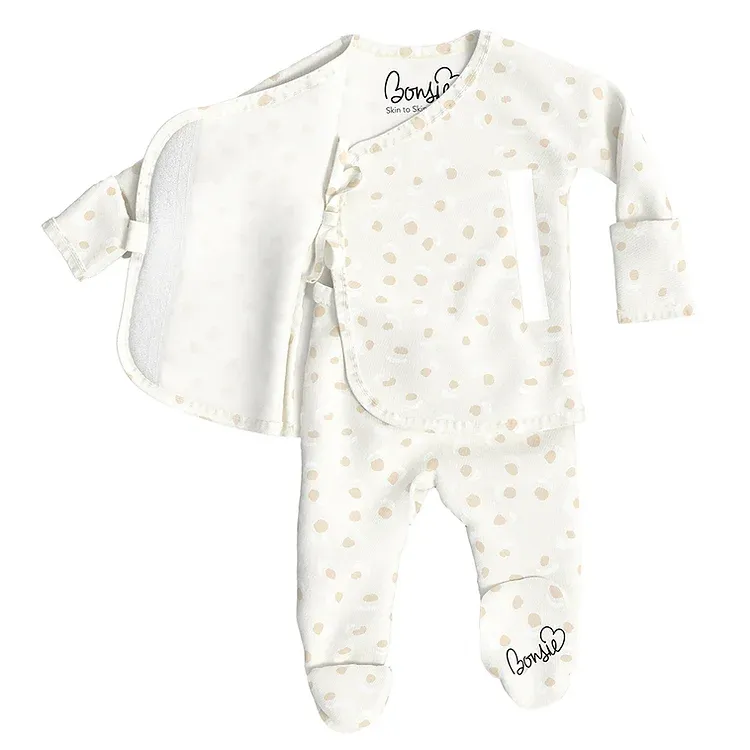 Footed Romper - Cheetah