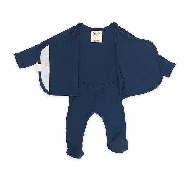 Footed Romper - Midnight Blue