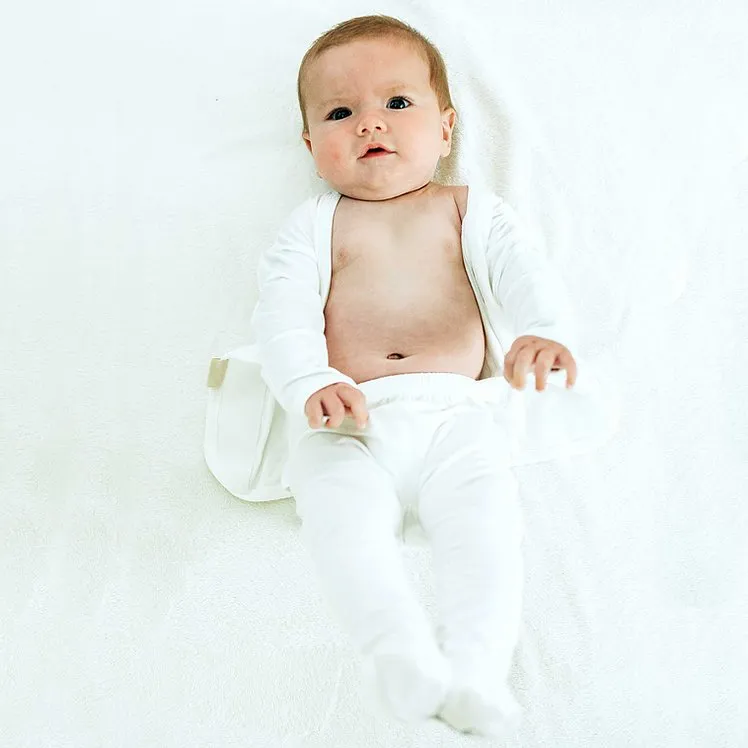 Footed Romper - Milk
