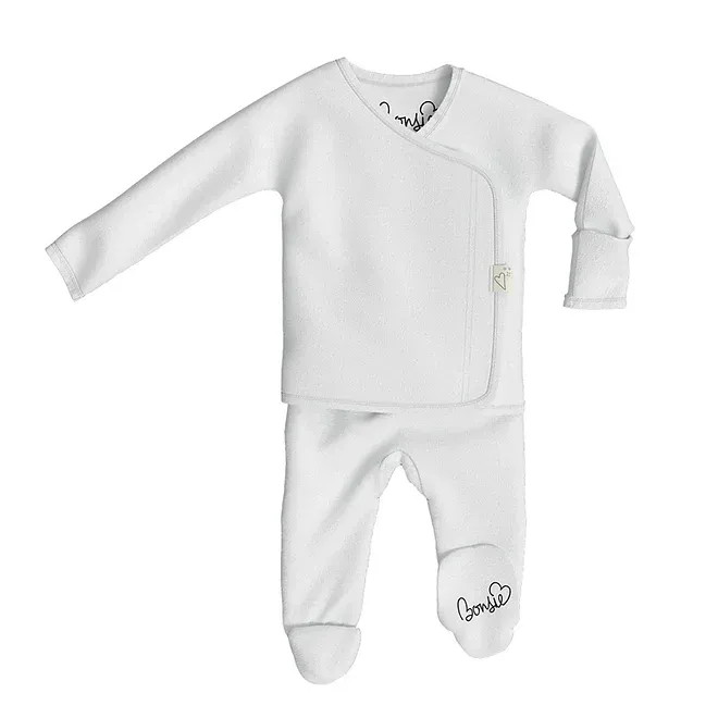 Footed Romper - Milk