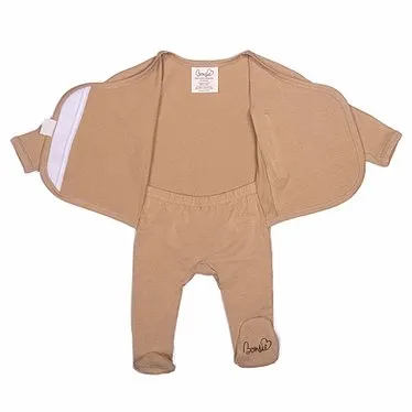 Footed Romper - Mocha