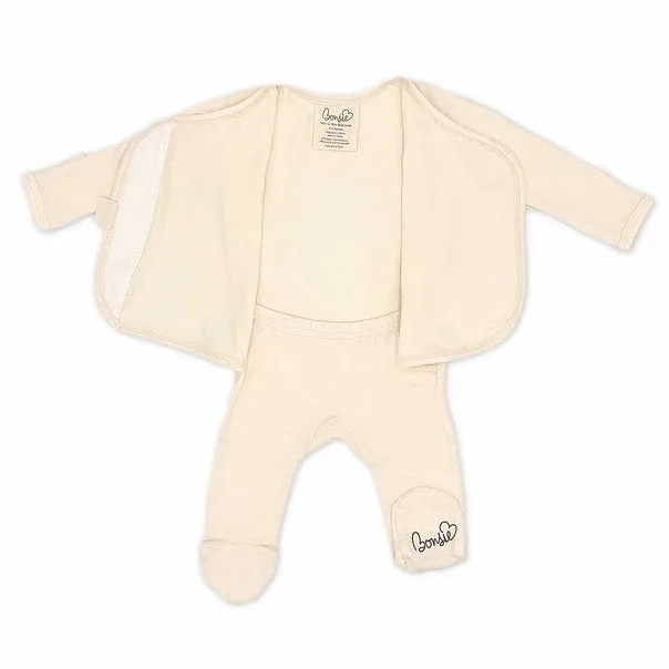 Footed Romper - Oat