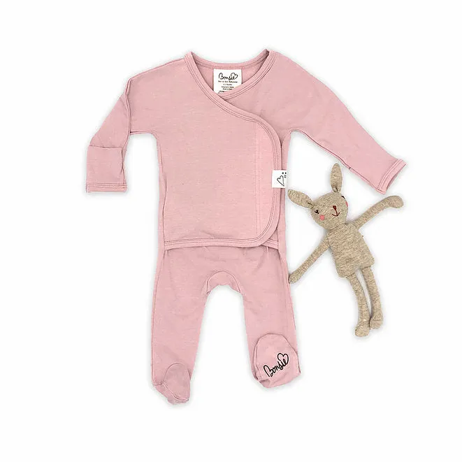 Footed Romper - Peony