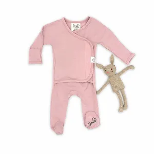 Footed Romper - Peony